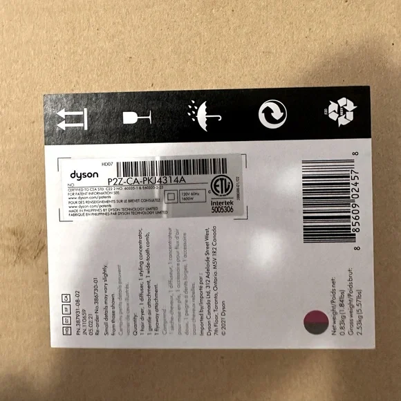 DYSON HAIRDRYER SUPERSONIC BUNDLE BRAND NEW IN BOX PRICE FIRM! - Picture 5 of 8